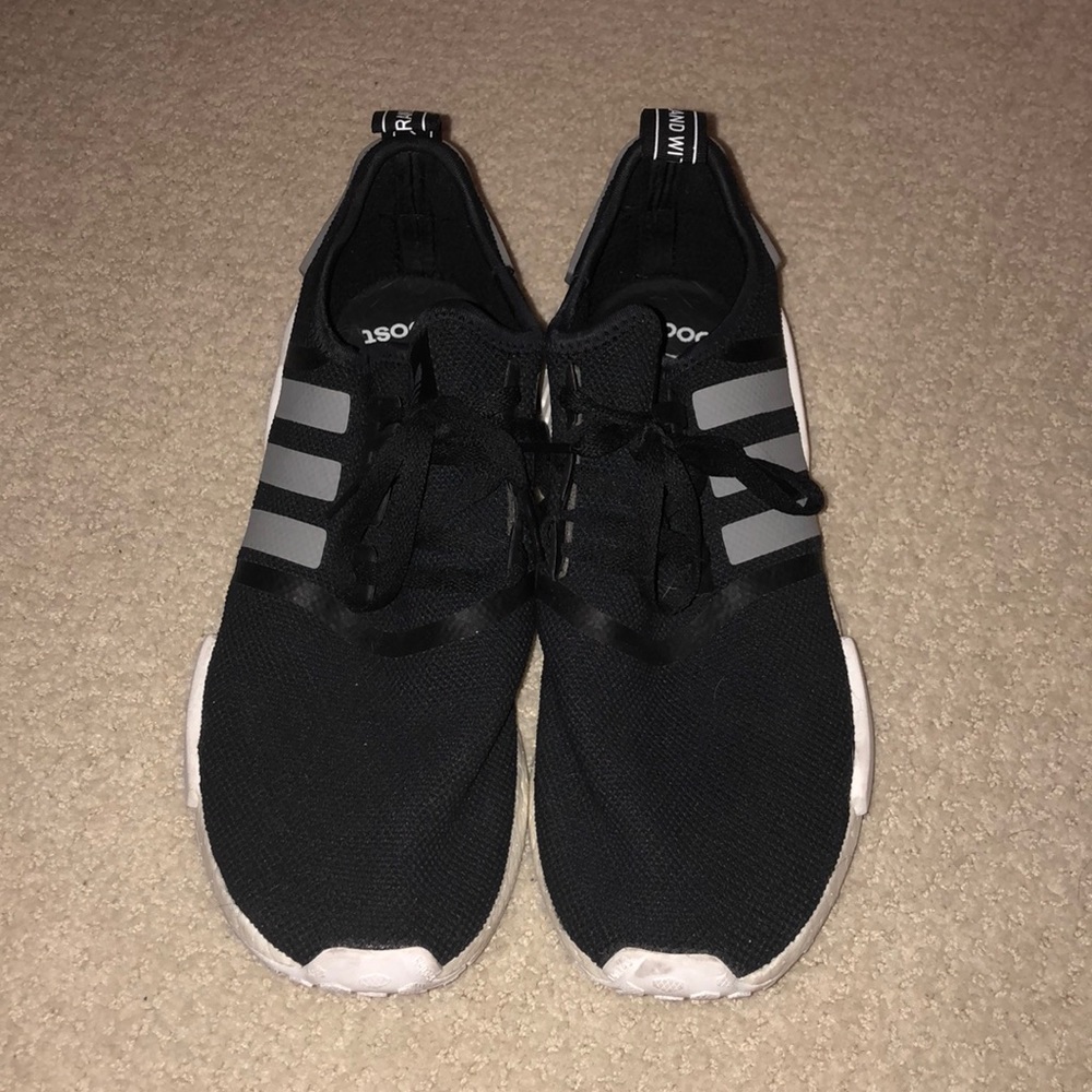 Black and Grey Adidas NMD’s